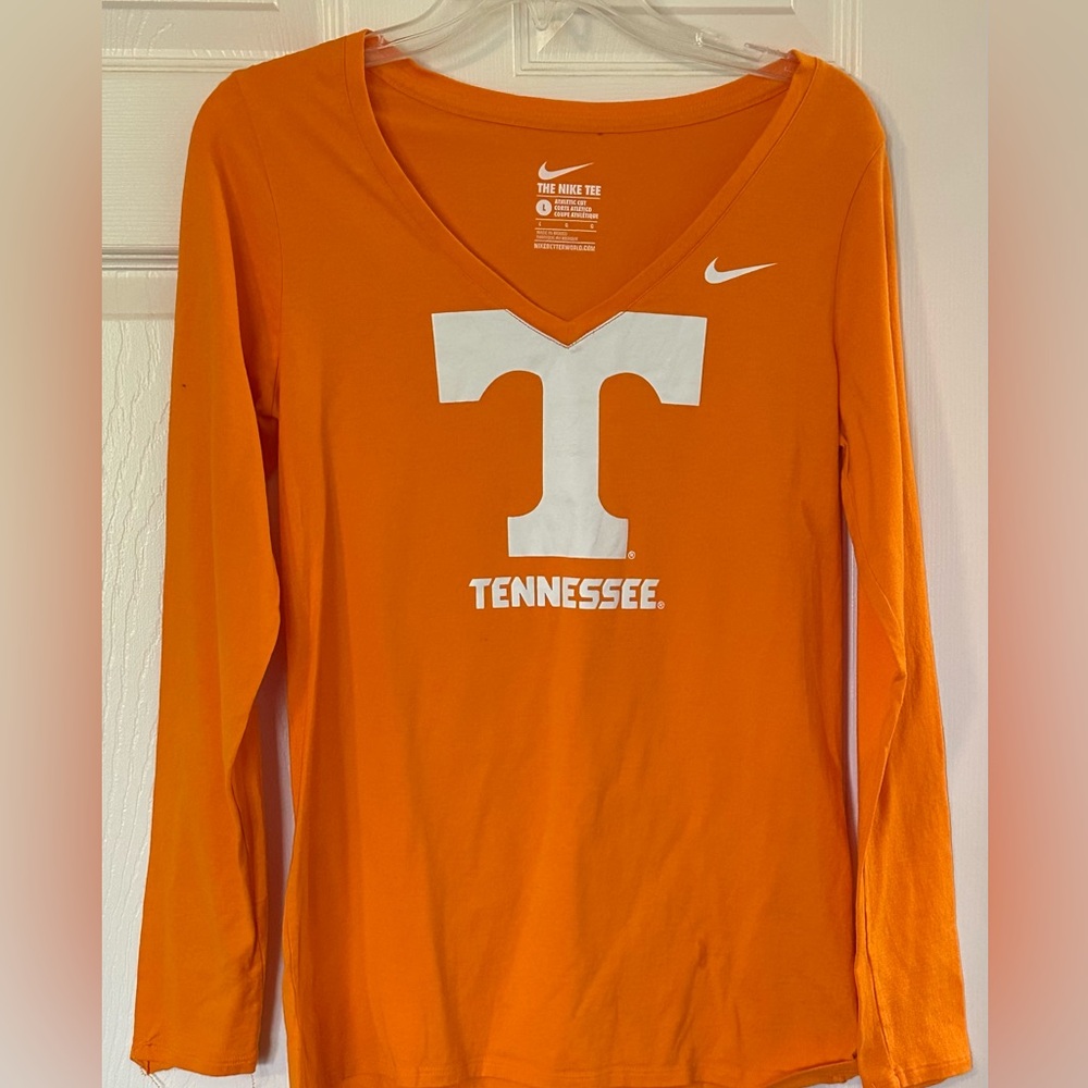 Tennessee Vols Nike Orange and White Long Sleeve Tee
